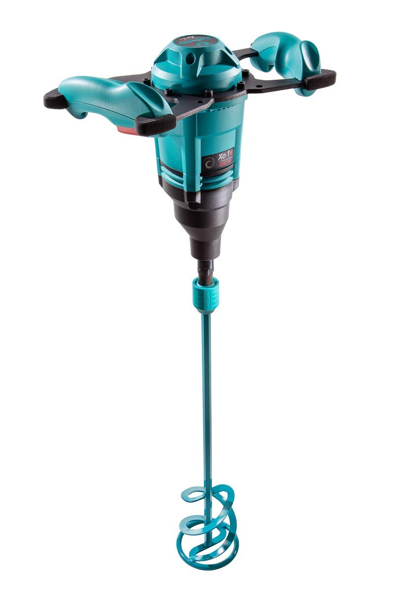 COLLOMIX Paddle Mixer - 110 V, 1.4 HP Portable Concrete Mixing